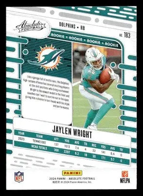 2024 Panini Absolute #183 Jaylen Wright Retail - Football Card Single