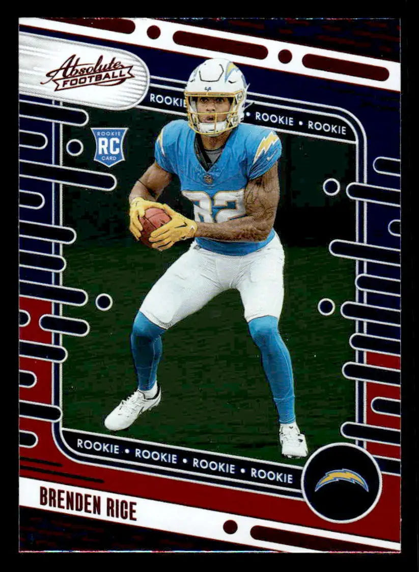 2024 Panini Absolute #199 Brenden Rice Red and Blue - Football Card Single