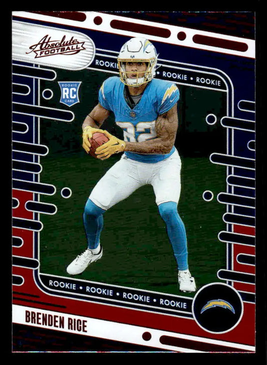 2024 Panini Absolute #199 Brenden Rice Red and Blue - Football Card Single
