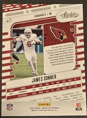 2024 Panini Absolute #2 James Conner Retail - Football Card Single