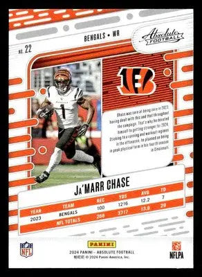 2024 Panini Absolute #22 Ja’Marr Chase Retail - Football Card Single