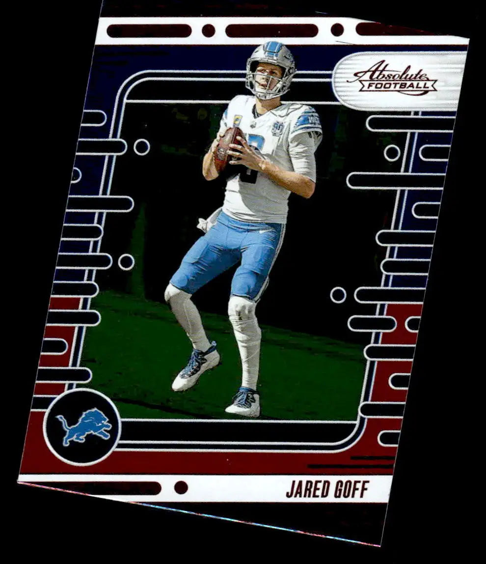 2024 Panini Absolute #35 Jared Goff Red and Blue - Football Card Single