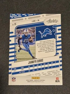 2024 Panini Absolute #36 Jahmyr Gibbs - Football Card Single