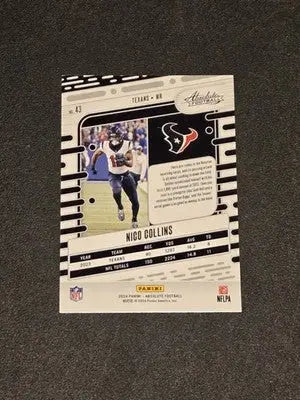 2024 Panini Absolute #43 Nico Collins Retail - Football Card Single