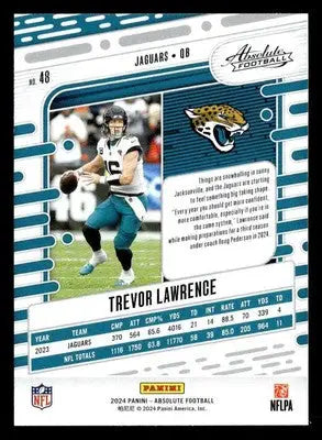 2024 Panini Absolute #48 Trevor Lawrence Retail - Football Card Single