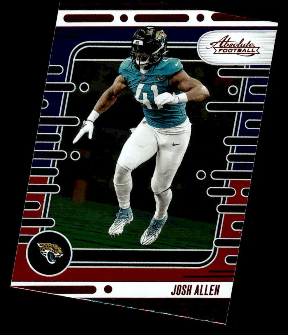 2024 Panini Absolute #49 Josh Hines-Allen Red and Blue - Football Card Single