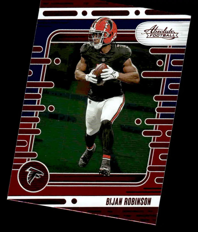 2024 Panini Absolute #5 Bijan Robinson Red and Blue - Football Card Single