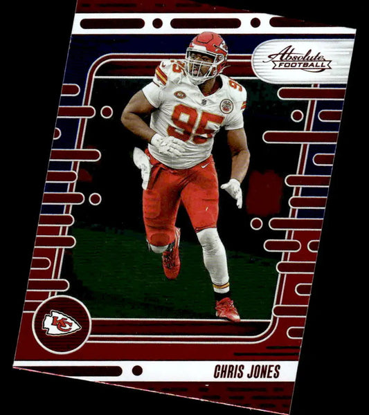 2024 Panini Absolute #52 Chris Jones Red and Blue - Football Card Single