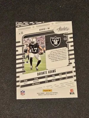 2024 Panini Absolute #55 Davante Adams - Football Card Single