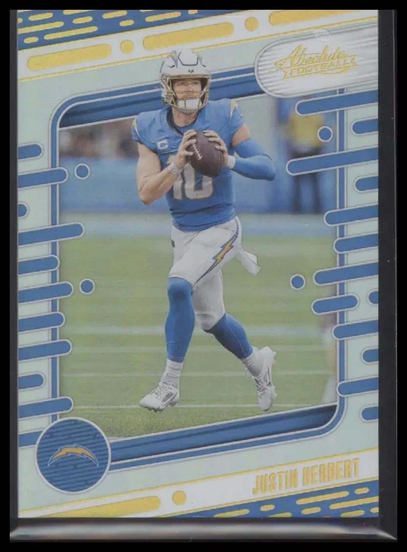 2024 Panini Absolute #57 Justin Herbert Spectrum - Football Card Single