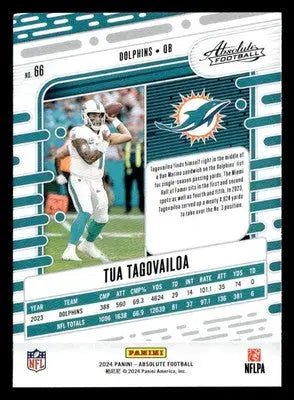 2024 Panini Absolute #66 Tua Tagovailoa Retail Miami Dolphins - Football Card Single