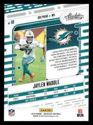 2024 Panini Absolute #68 Jaylen Waddle Retail - Football Card Single