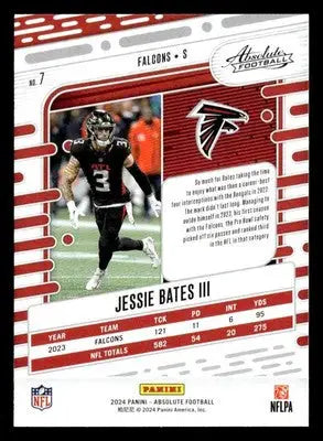 2024 Panini Absolute #7 Jessie Bates III Retail - Football Card Single