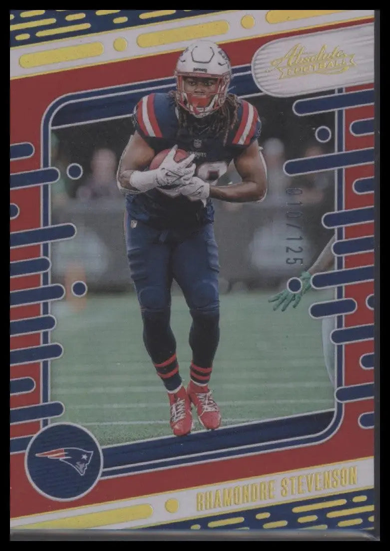 2024 Panini Absolute #73 Rhamondre Stevenson Red Spectrum #/125 Patriots - Football Card Single