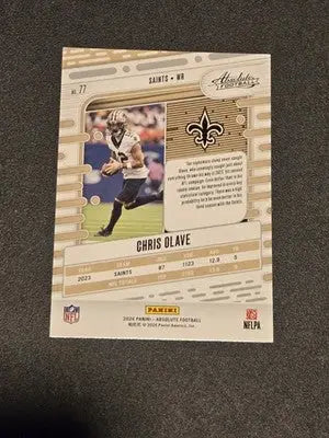 2024 Panini Absolute #77 Chris Olave - Football Card Single