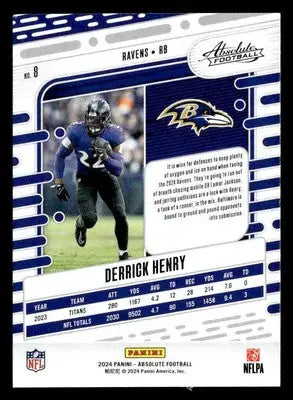 2024 Panini Absolute #8 Derrick Henry Retail - Football Card Single