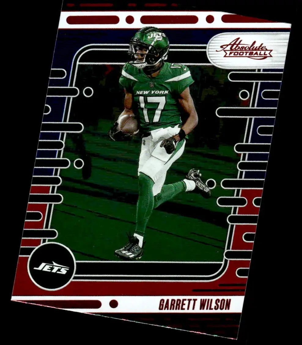 2024 Panini Absolute #83 Garrett Wilson Red and Blue - Football Card Single