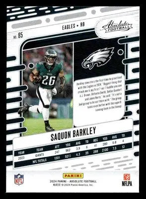 2024 Panini Absolute #85 Saquon Barkley Retail Philadelphia Eagles - Football Card Single