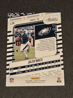 2024 Panini Absolute #86 Jalen Hurts Retail - Football Card Single