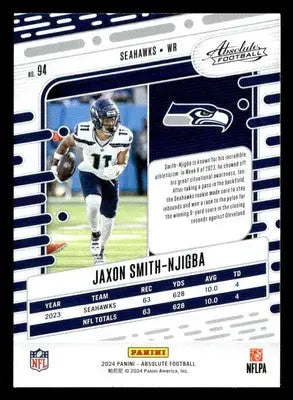 2024 Panini Absolute #94 Jaxon Smith-Njigba Retail - Football Card Single