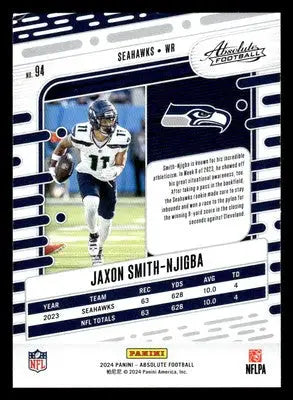 2024 Panini Absolute #94 Jaxon Smith-Njigba Retail - Football Card Single