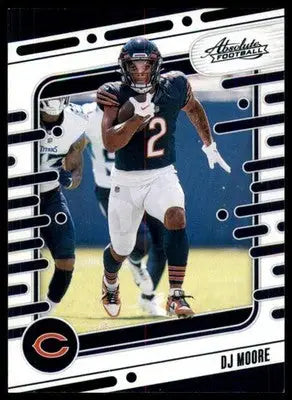 2024 Panini Absolute - Black DJ Moore 16 Chicago Bears - Football Card Single