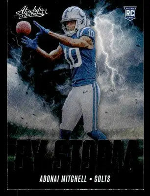 2024 Panini Absolute #BS-AML Adonai Mitchell By Storm RC Indianapolis Colts - Football Card Single