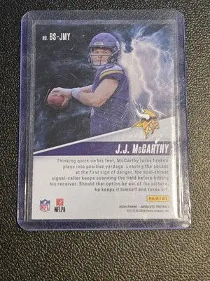 2024 Panini Absolute #BS-JMY J.J. McCarthy By Storm - Football Card Single