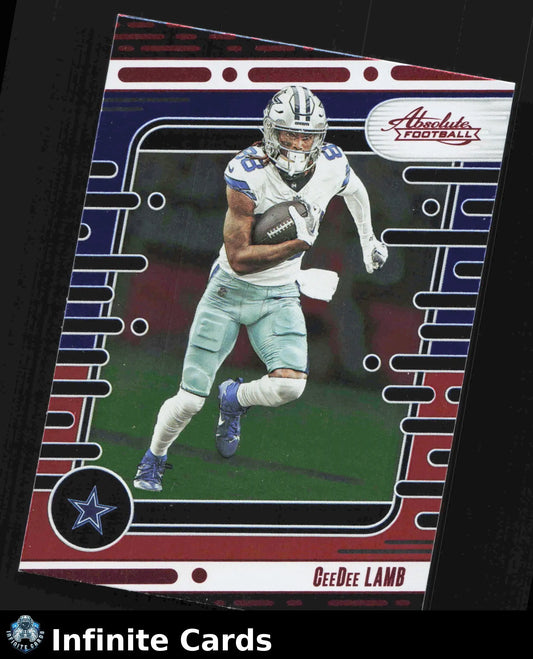 2024 Panini Absolute CEEDEE LAMB #27 Blue Red Dallas Cowboys - Football Card Single