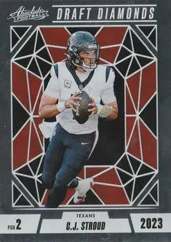 2024 Panini Absolute #DD-CSD C.J. Stroud Draft Diamonds - Football Card Single