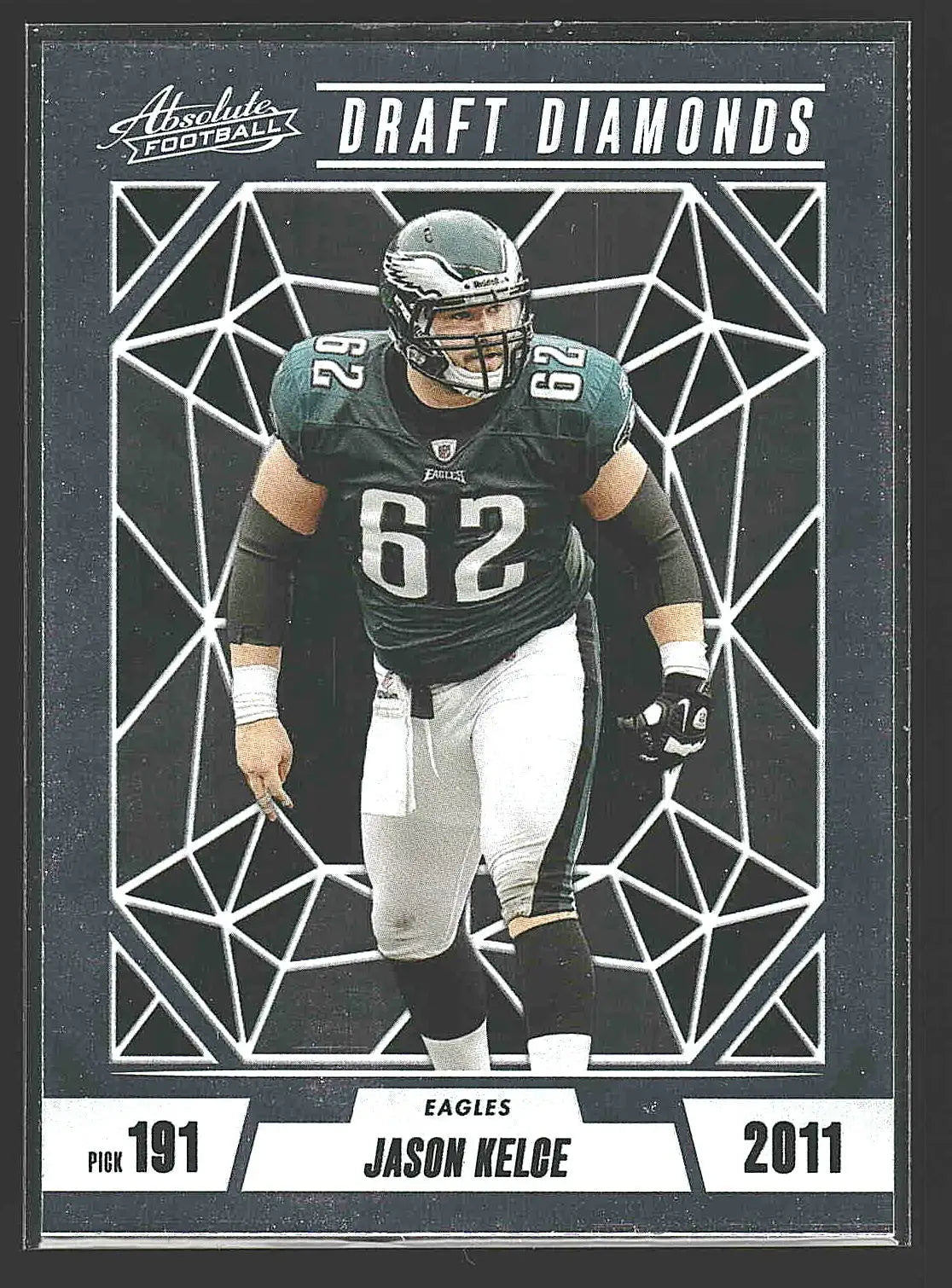 2024 Panini Absolute #DD-JKE Jason Kelce Draft Diamonds - Football Card Single