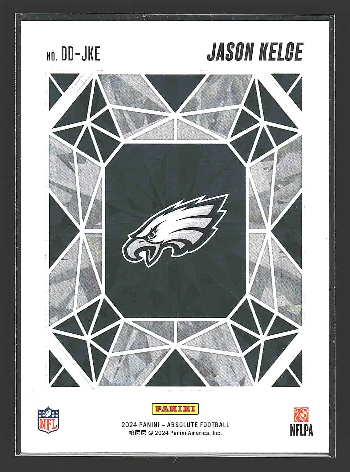2024 Panini Absolute #DD-JKE Jason Kelce Draft Diamonds - Football Card Single