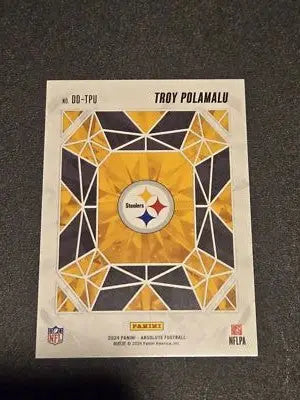 2024 Panini Absolute #DD-TPU Troy Polamalu Draft Diamonds - Football Card Single