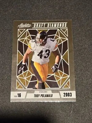 2024 Panini Absolute #DD-TPU Troy Polamalu Draft Diamonds - Football Card Single