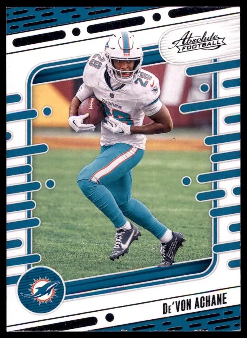 2024 Panini Absolute DeVon Achane #67 Miami Dolphins Football Card NFL Sports - Football Card Single