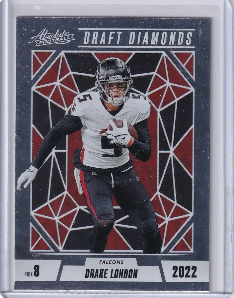 2024 Panini Absolute Draft Diamonds #DD-DLN Drake London - Falcons - Football Card Single