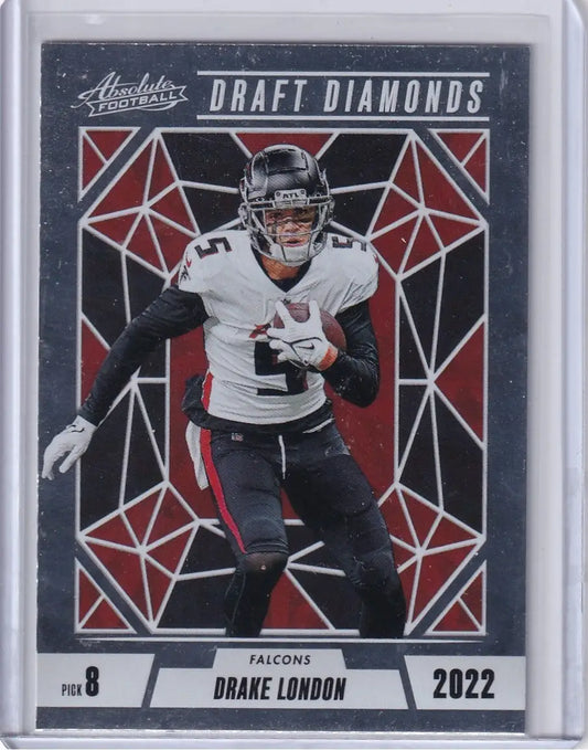 2024 Panini Absolute Draft Diamonds #DD-DLN Drake London - Falcons - Football Card Single