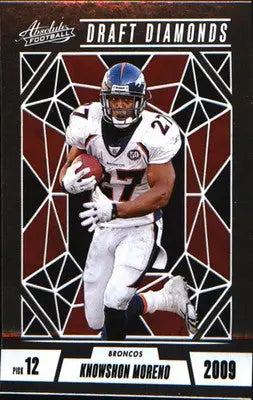 2024 Panini Absolute Draft Diamonds #DD-KMO Knowshon Moreno - Football Card Single