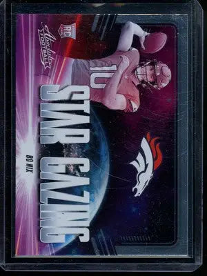 2024 Panini Absolute Football Bo Nix #SG-BNX Star Gazing RC Football - Football Card Single
