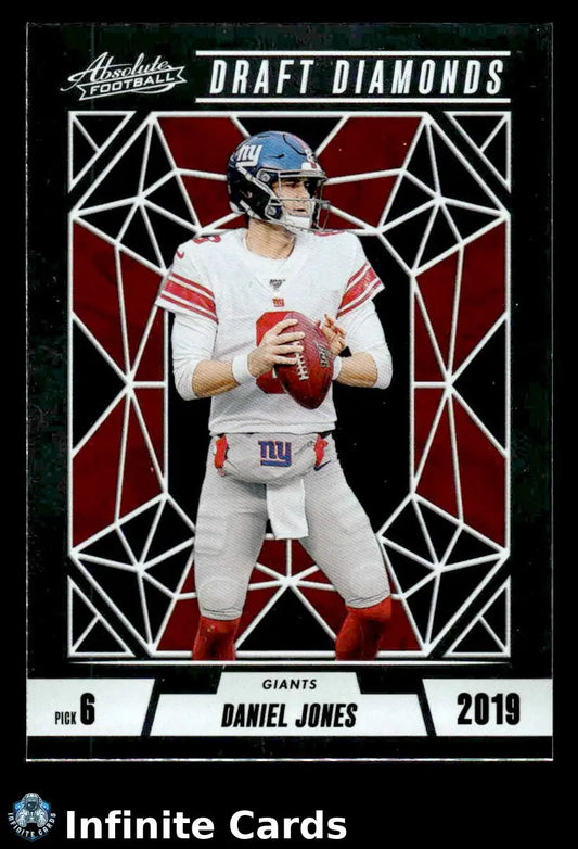 2024 Panini Absolute Football DANIEL JONES #DD-DJS Draft Diamonds Giants - Football Card Single