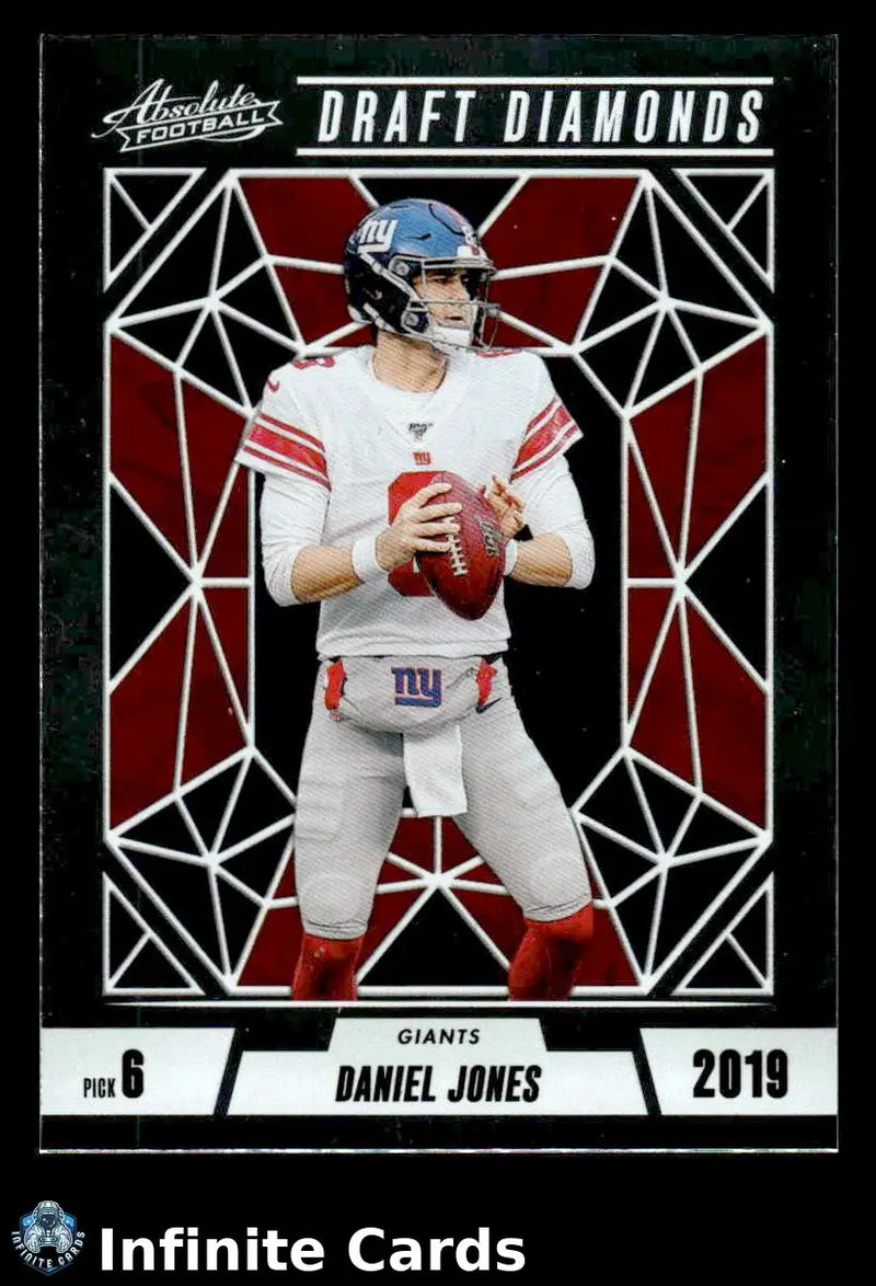 2024 Panini Absolute Football DANIEL JONES #DD-DJS Draft Diamonds Giants - Football Card Single