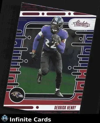 2024 Panini Absolute Football DERRICK HENRY #8 [Base] Baltimore Ravens - Football Card Single