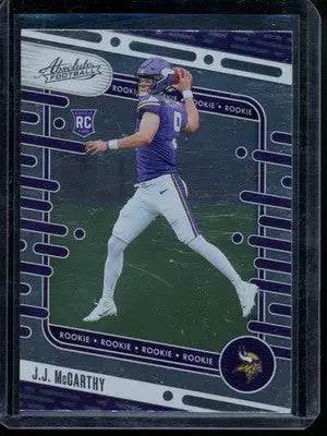 2024 Panini Absolute Football J.J. McCarthy #110 RC Football - Football Card Single