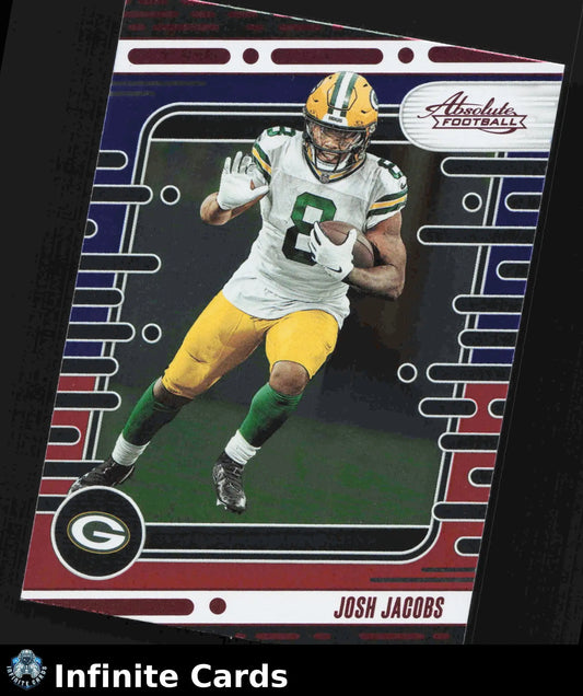 2024 Panini Absolute Football JOSH JACOBS #38 Green Bay Packers - Football Card Single