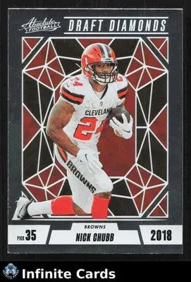 2024 Panini Absolute Football NICK CHUBB #DD-NCB Draft Diamonds Cleveland Browns
