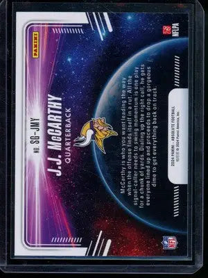 2024 Panini Absolute Football Star Gazing J.J. McCarthy #SG-JJM RC Football - Football Card Single