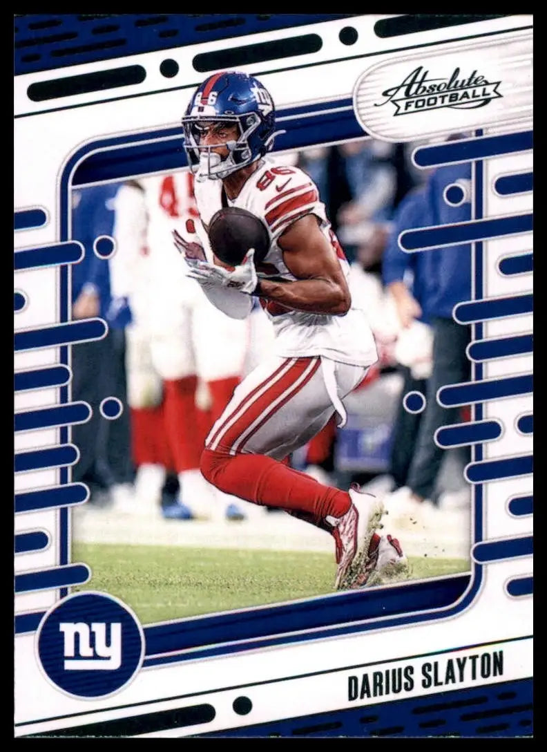 2024 Panini Absolute Green Darius Slayton #80 New York Giants Football Card NFL - Football Card Single