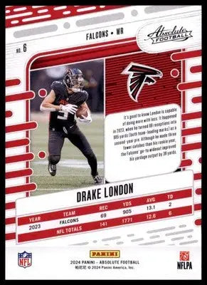 2024 Panini Absolute - Green Drake London 6 Atlanta Falcons
