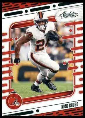 2024 Panini Absolute - Green Nick Chubb 23 Cleveland Browns