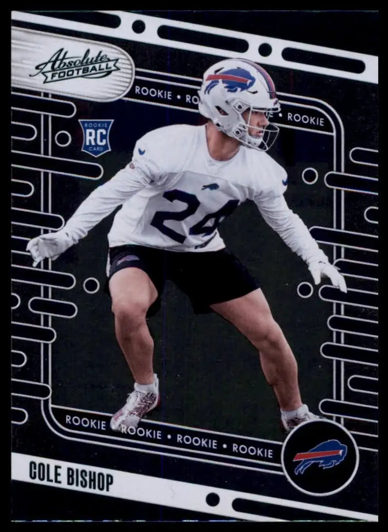 2024 Panini Absolute Green Rookie Cole Bishop #157 Buffalo Bills Football Card - Football Card Single